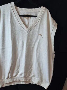 Bob Timberlake Men’s Golf Sweater Vest – XL – Cream